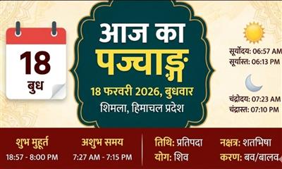 आज का पंचांग: कुंभ राशि में 5 ग्रहों का महासंयोग! जानें 18 फरवरी के शुभ मुहूर्त और राहुकाल का समय