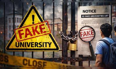 UGC की सख्त चेतावनी: देशभर में 32 फर्जी विश्वविद्यालय चिन्हित, राजधानी सबसे आगे - पढ़ें पूरी खबर..